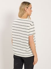 Long Tall Sally חולצת טי אוברסייז בדוגמת פסי זיגזג - תמונה 3 מתוך 5