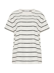 Long Tall Sally חולצת טי אוברסייז בדוגמת פסי זיגזג - תמונה 5 מתוך 5