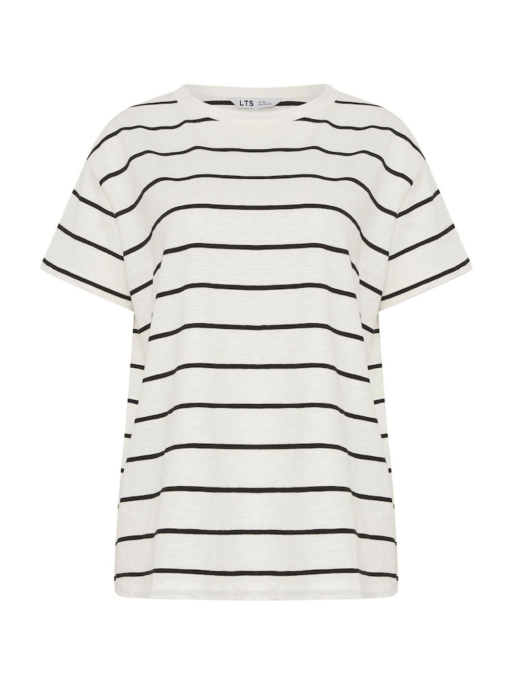 Long Tall Sally חולצת טי אוברסייז בדוגמת פסי זיגזג - תמונה 5 מתוך 5