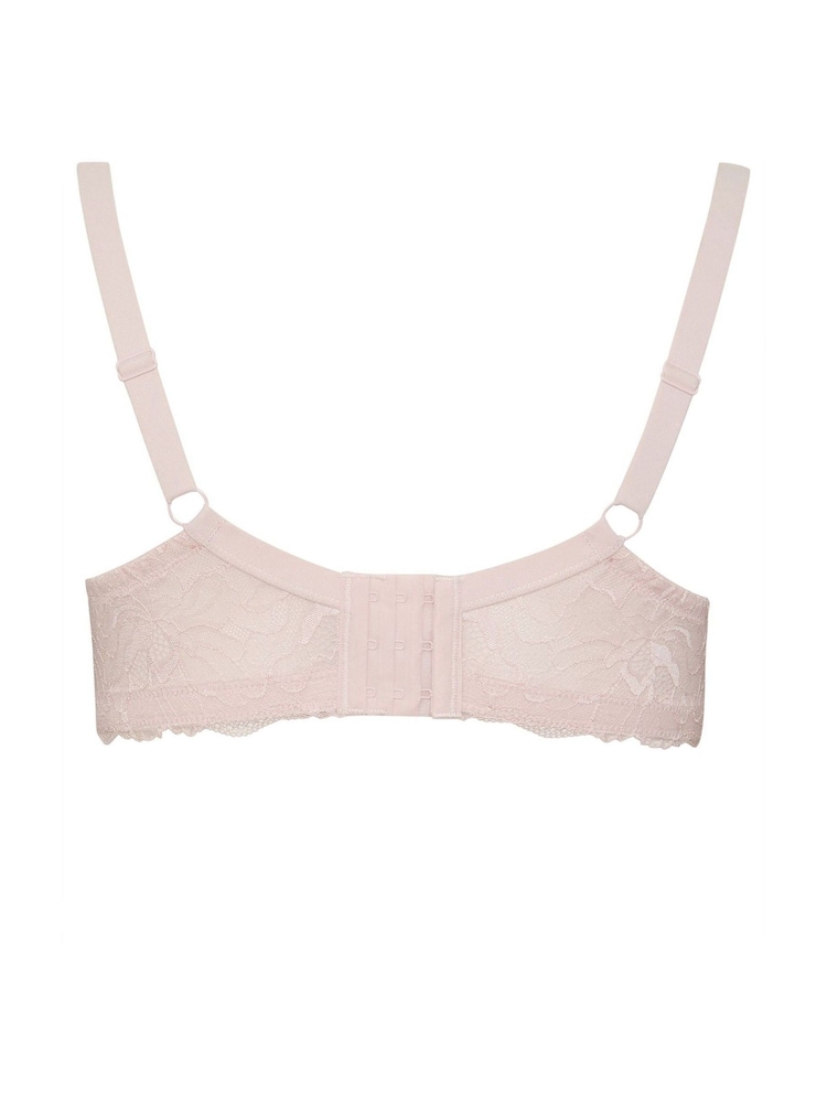Yours Curve Pink Soft Touch Ribbed Underwired Bra - Image 6 of 6