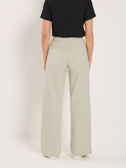Long Tall Sally Cream Wide Leg Jeans - Image 3 of 5