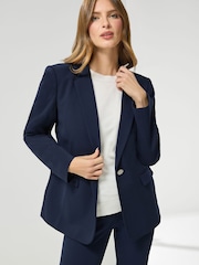 M&Co Blue Tailored Blazer - Image 1 of 2