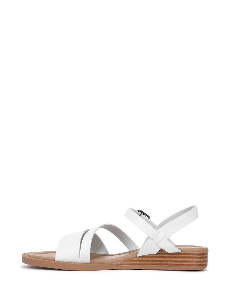 Blowfish Malibu Arrow Regular Fit Strappy White Sandals - Image 2 of 7