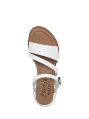 Blowfish Malibu Arrow Regular Fit Strappy White Sandals - Image 6 of 7