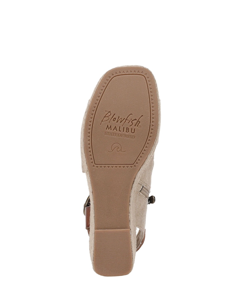 Blowfish Malibu Amira Regular Fit Wedge Brown Slingbacks - Image 7 of 7