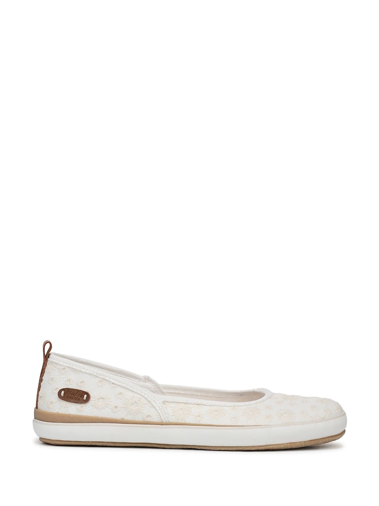 Blowfish Malibu White Ez Does It Ballet Flats - Image 1 of 7