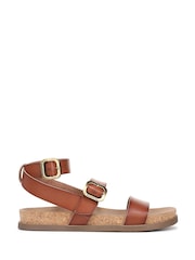 Blowfish Malibu Lawson Regular Fit Strappy Brown Sandals - Image 1 of 7