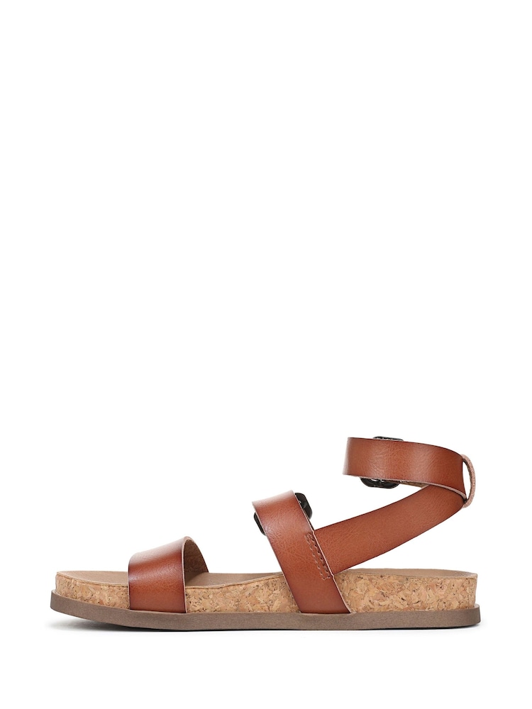 Blowfish Malibu Lawson Regular Fit Strappy Brown Sandals - Image 2 of 7