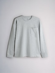 The Set 3 Pack Longsleeve Heavyweight Pocket T-Shirts - صورة 3 من 6