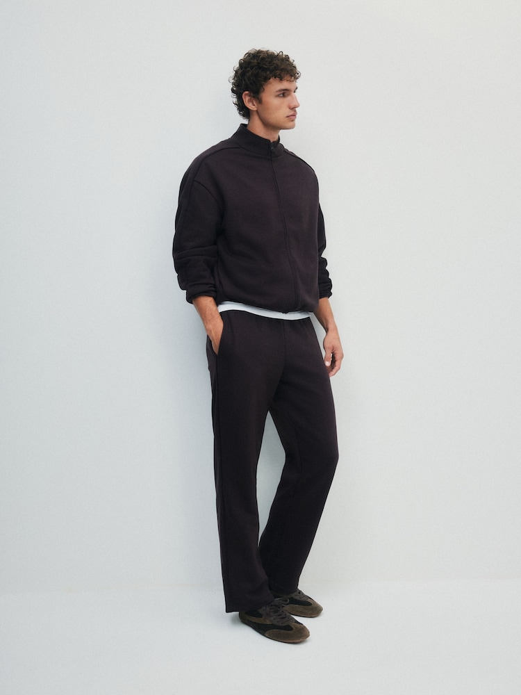 The Set 2 Piece Zip Through Sweat and Wide Leg Joggers Set - Image 2 sur 10 The Set 2 Piece Zip Through Sweat and Wide Leg Joggers Set - Image 2 sur 10