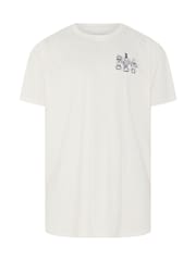 BadRhino Big & Tall White Don't Worry Beer Happy T-Shirt - Image 2 of 3