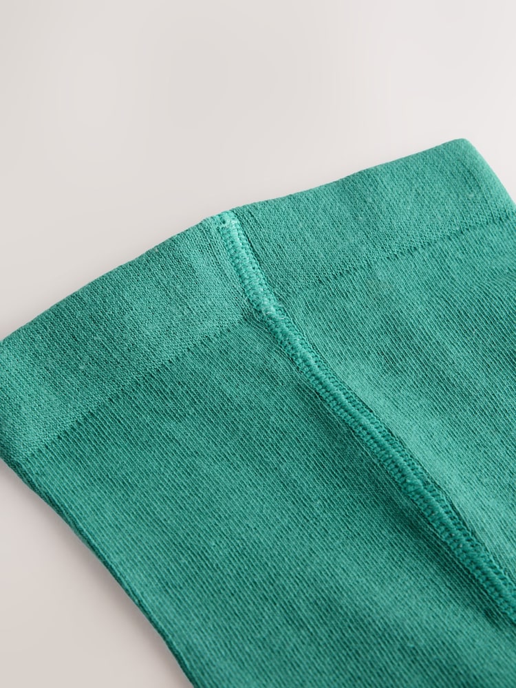 Teal Green Cotton Rich Unicorn Character Tights - Image 3 of 3
