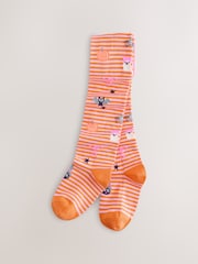 Pink Character Cotton Rich Halloween Tights - Image 4 of 6