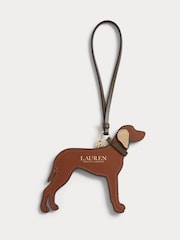 Lauren Ralph Lauren Brown Dog Bag Charm - Image 1 of 3