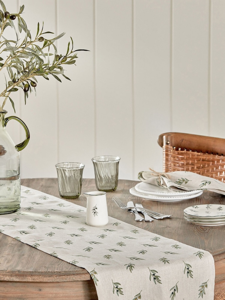 Sophie Allport Natural Linen Table Runner - Image 1 of 3