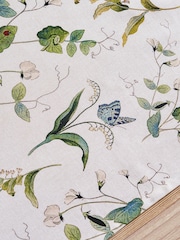 Sophie Allport Off White Wild Floral Table Runner - Image 2 of 3