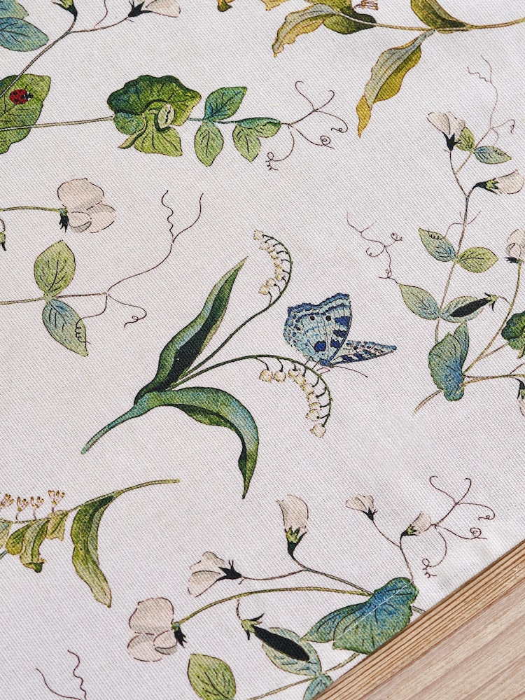 Sophie Allport Off White Wild Floral Table Runner - Image 2 of 3