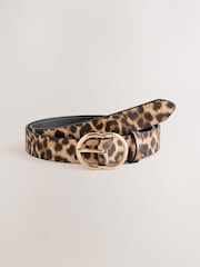 Animal Leopard Regular PU Belt - Image 4 of 6