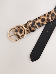 Animal Leopard Regular PU Belt - Image 5 of 6