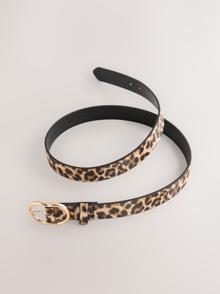 Animal Leopard Regular PU Belt - Image 6 of 6 Animal Leopard Regular PU Belt - Image 6 of 6
