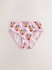 Red Bow Christmas Briefs 3 Pack (1.5-12yrs) - Image 2 of 7