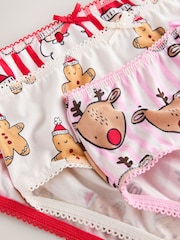 Red Bow Christmas Briefs 3 Pack (1.5-12yrs) - Image 7 of 7
