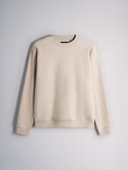 The Set 4PK Brushed Crew Sweatshirt Black - Image 3 of 7