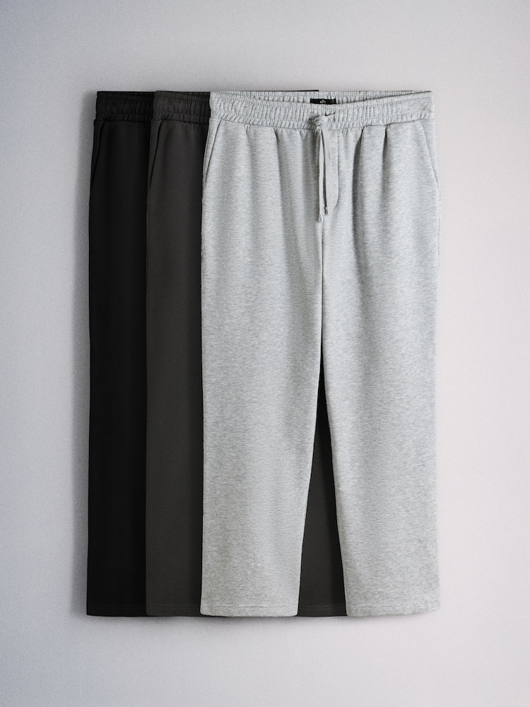 The Set 3 Pack Brushed Sweat Joggers - Imagem 1 de 6