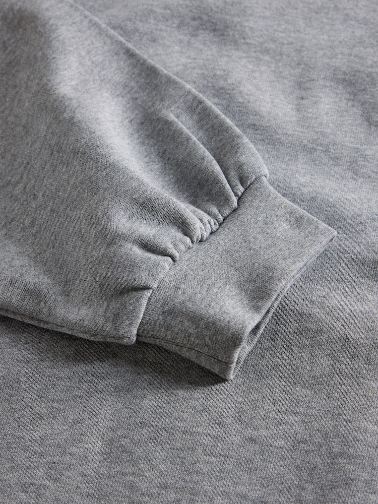 The Set Crew Neck Sweatshirt Mid Grey - Image 3 of 3