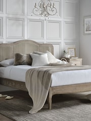 Time 4 Sleep Oak Classic French Rattan Bed Frame - Image 2 of 4