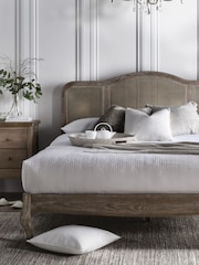 Time 4 Sleep Oak Classic French Rattan Bed Frame - Image 3 of 4