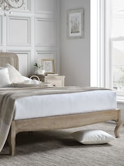 Time 4 Sleep Oak Classic French Rattan Bed Frame - Image 4 of 4