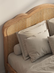 Time 4 Sleep Oak Matilda Rattan Bed Frame - Image 4 of 4