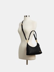 COACH Black Soft Quilted Leather Juliet Shoulder Bag - Image 5 of 5