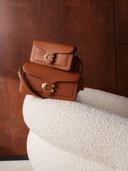 COACH Brown Tabby 20 Polished Pebble Bag - Image 11 of 11
