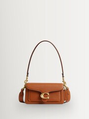 COACH Brown Tabby 20 Polished Pebble Bag - Image 4 of 11