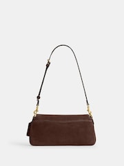 COACH Brown Suede Jet Shoulder Bag - Image 5 of 6