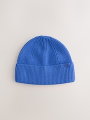 Blue/Navy/Colbalt Knitted Beanie Hats 3 Piece (1-16yrs) - Image 2 of 6