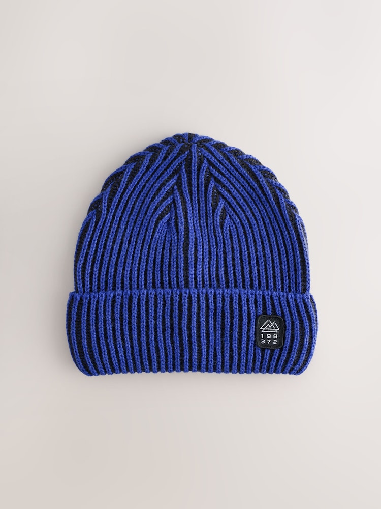 Colbalt Blue Plait Beanie (1-16yrs) - Image 1 of 3