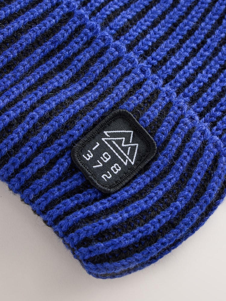 Colbalt Blue Plait Beanie (1-16yrs) - Image 2 of 3
