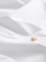 White Brushed Cotton Boyfriend Shirt - Image 9 of 9