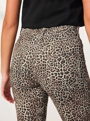 Imprimé léopard - Jean droit Authentic taille haute - Image 6 de 6