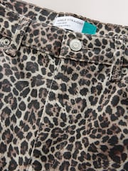 Leopard Print Authentic High Rise City Straight Leg Jeans - Image 8 of 9