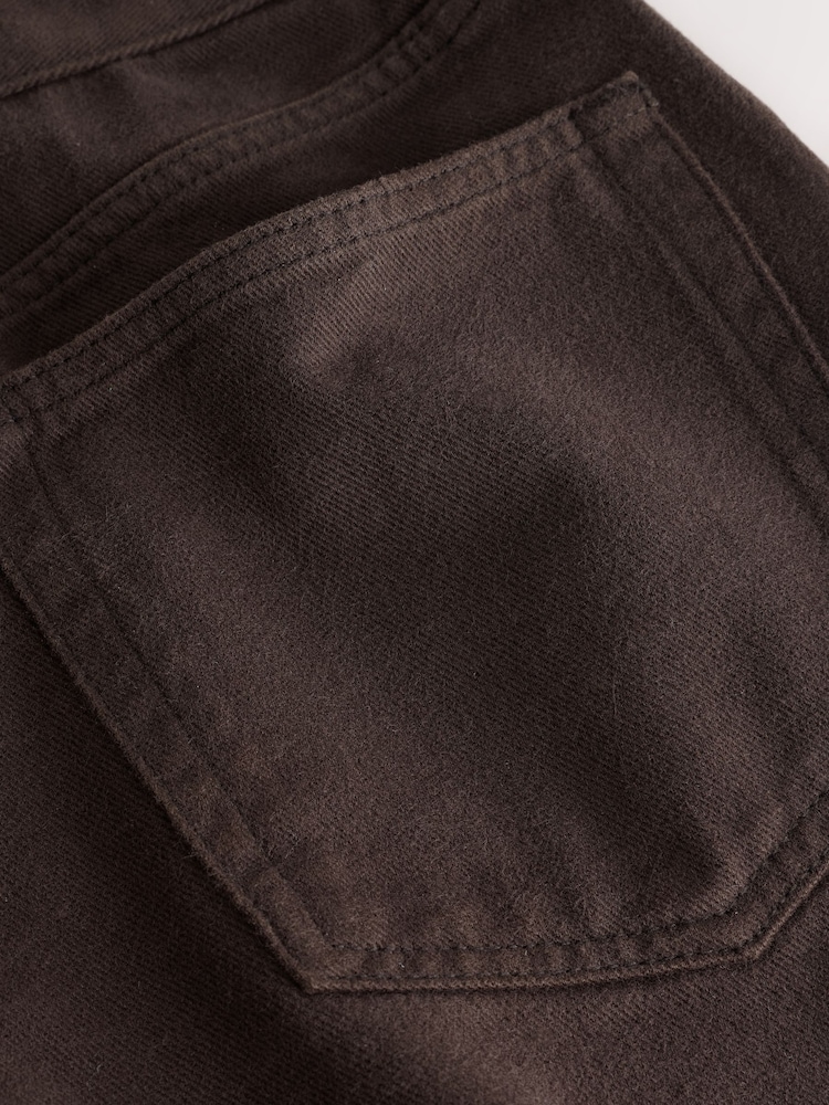Chocolate Brown Stud Raw Hem Denim Shorts - Image 10 of 10 Chocolate Brown Stud Raw Hem Denim Shorts - Image 10 of 10