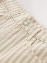 Neutral Striped Authentic High Rise City Straight Leg Jeans - Image 2 of 4