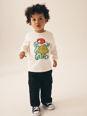 The Grinch Ecru - Camiseta navideña de manga larga (3 meses - 8 años) - Imagen 2 de 4