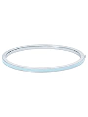 Ted Baker Silver Roley Classic Colour Enamel Slim Bangle Bracelet - Image 4 of 5