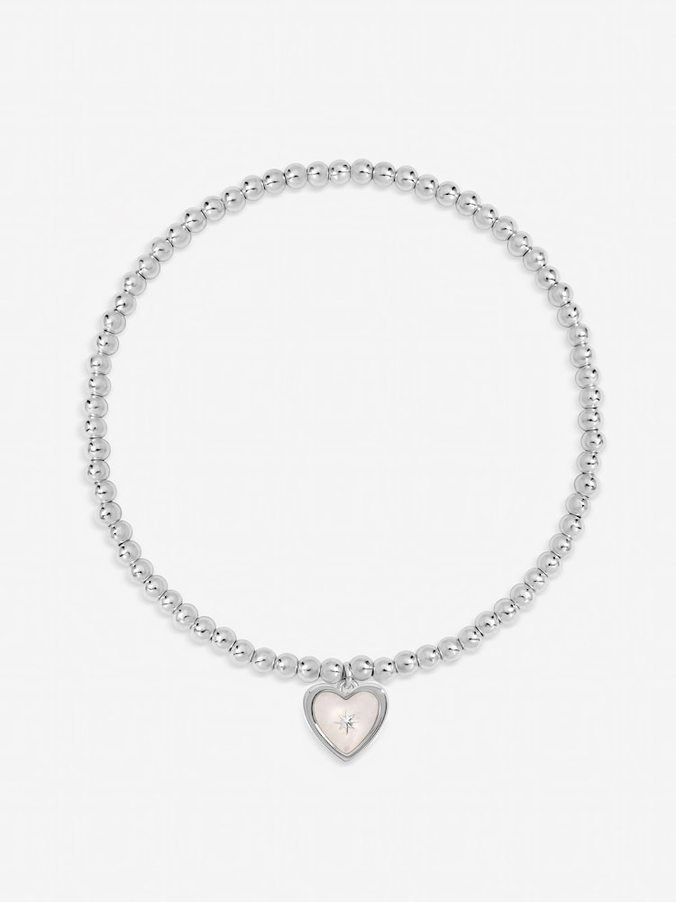 Inicio Silver Mother of Pearl Celestial Bracelet - Gift Pouch - Image 1 of 1 Inicio Silver Mother of Pearl Celestial Bracelet - Gift Pouch - Image 1 of 1