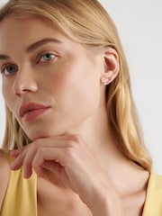 Ted Baker Gold Plated BOWIE Tie Bow Enamel Stud Earrings - Image 2 of 5