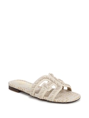Sam Edelman Cream Bay Twist Regular Fit Slides - Image 3 of 7